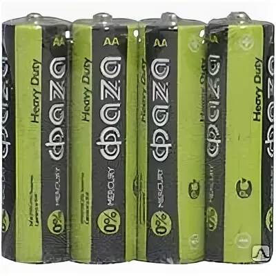 Батарейки ФАZA Heavy Duty R06 Shrink-4 /4/60/1200/
