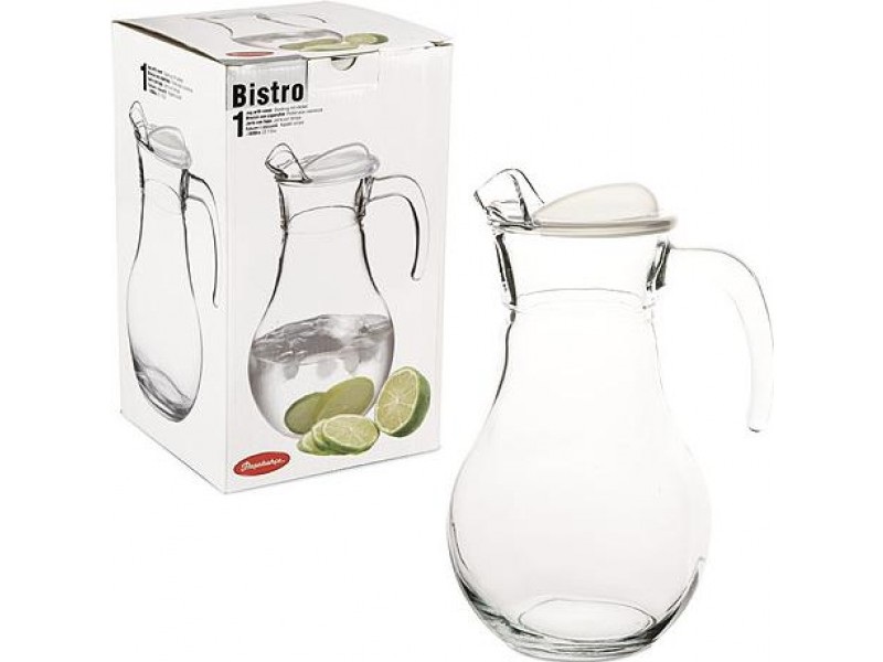 BISTRO (1071744) кувшин с пластиковой крышкой 1800 мл 43934sl/6/