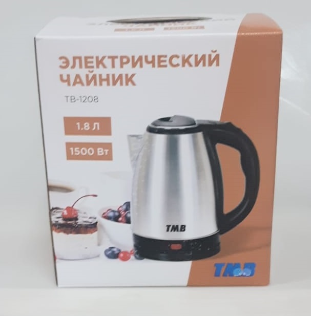 Чайник электрический 1,8 л ТВ1208 /1/12