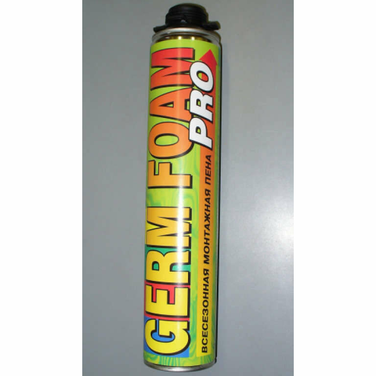 Монтажная пена  бытов. всес &quot;GERM FOAM + &quot; 750 ml /12К 530гр.