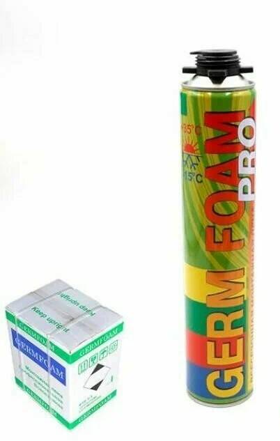 Монтаж. пена  професс.&quot;GERM FOAM&quot;750 ml /12 К650гр