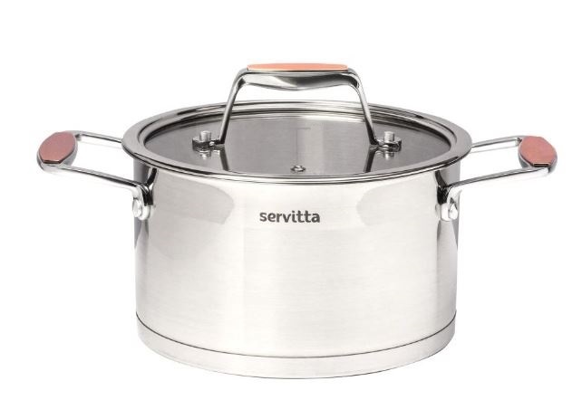 Кастрюля с крышкой Servitta 2,3 литра серия Quadro/115